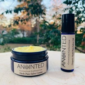 Bundle Sale! Organic Hemp Pain Salve + Roller Oil